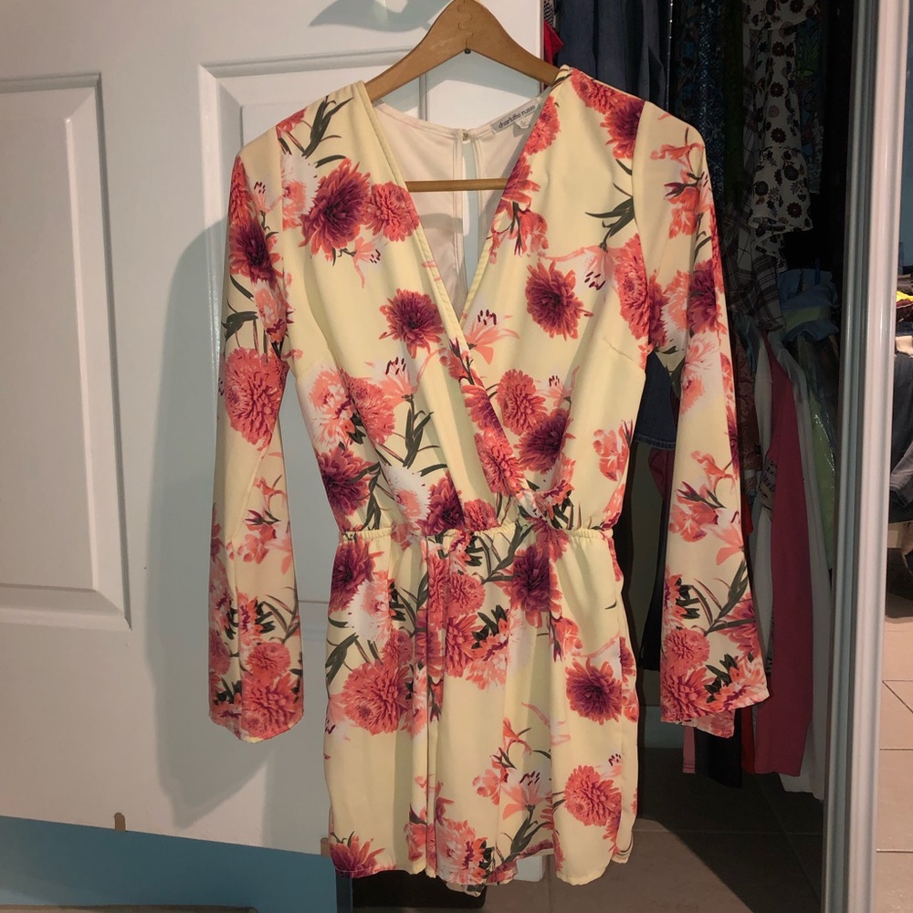 Charlotte Russe Floral Romper